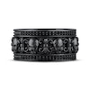 Thumbnail Image 4 of Ink & Ice Black Diamond Skull Ring 1/5 ct tw Black Rhodium-Plated Sterling Silver