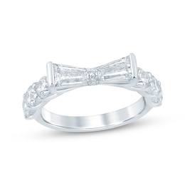 KAY Bow Collection Baguette & Round-Cut Lab-Grown Diamond Anniversary Ring 2 ct tw 14K White Gold