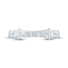 Thumbnail Image 3 of KAY Bow Collection Baguette & Round-Cut Lab-Grown Diamond Anniversary Ring 2 ct tw 14K White Gold
