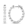 Thumbnail Image 3 of KAY Lab-Grown Diamonds Inside-Out Hoop Earrings 5 ct tw 10K White Gold
