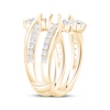 Thumbnail Image 2 of Now + Forever Lab-Grown Diamonds Marquise & Round-Cut Enhancer Ring 1-1/2 ct tw 14K Yellow Gold