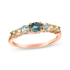 Thumbnail Image 1 of Le Vian Montana Sapphire Ombré Ring 14K Strawberry Gold
