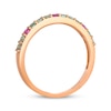 Thumbnail Image 3 of Le Vian Pink Sapphire & Green Beryl Ring 14K Strawberry Gold