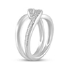 Thumbnail Image 2 of Diamond Knot Ring 1/4 ct tw 10K White Gold