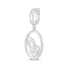 Thumbnail Image 2 of Charmed Memories Praying Hands Oval Frame Charm Sterling Silver