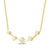 Thumbnail Image 2 of Milestones Diamond Station Necklace 1-1/2 ct tw 10K Yellow Gold