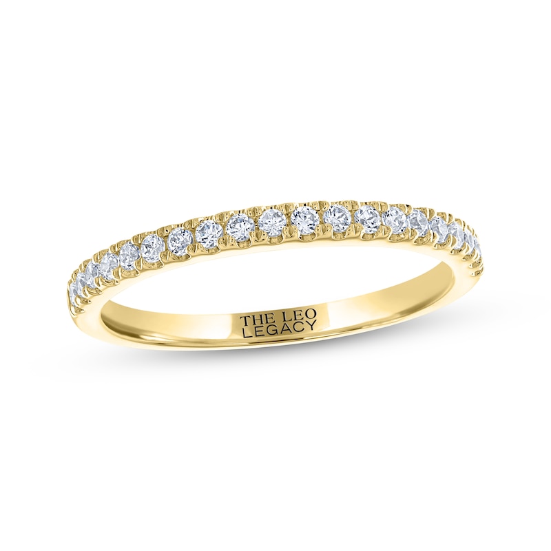 Main Image 1 of THE LEO Legacy Lab-Grown Diamond Wedding Band 1/4 ct tw 14K Yellow Gold
