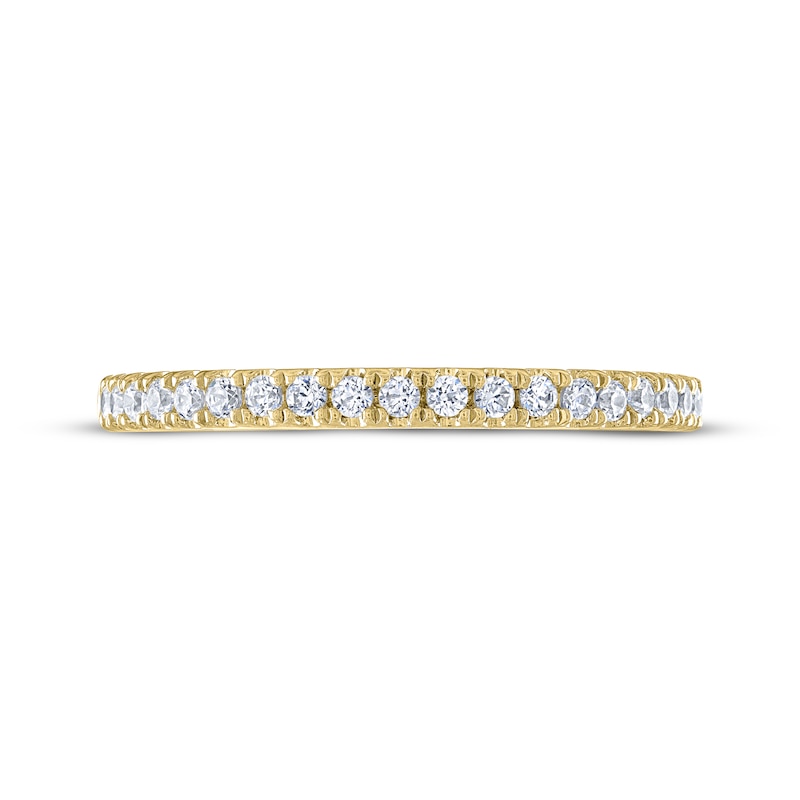 Main Image 3 of THE LEO Legacy Lab-Grown Diamond Wedding Band 1/4 ct tw 14K Yellow Gold