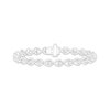 Thumbnail Image 1 of KAY Lab-Grown Diamonds Teardrop Link Bracelet 1/4 ct tw Sterling Silver 7"