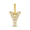 Thumbnail Image 1 of STUDIO BY KAY Lab-Grown Diamond Initial Y Charm 1/15 ct tw 24K Yellow Gold Vermeil Sterling Silver