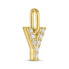 Thumbnail Image 2 of STUDIO BY KAY Lab-Grown Diamond Initial Y Charm 1/15 ct tw 24K Yellow Gold Vermeil Sterling Silver