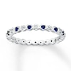 Thumbnail Image 1 of Stackable Ring Lab-Created Sapphires 1/20 ct tw Diamonds