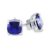 Thumbnail Image 0 of Lab-Created Sapphire Sterling Silver Earrings