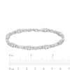 Thumbnail Image 3 of Infinity Bracelet Lab-Created White Sapphires Sterling Silver