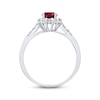 Thumbnail Image 3 of Lab-Created Ruby Lab-Created Sapphire Sterling Silver Ring