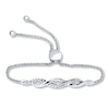Thumbnail Image 0 of Bolo Bracelet Lab-Created White Sapphires Sterling Silver