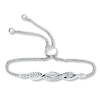 Thumbnail Image 1 of Bolo Bracelet Lab-Created White Sapphires Sterling Silver