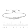 Thumbnail Image 1 of Bolo Bracelet Lab-Created White Sapphires Sterling Silver