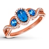 Thumbnail Image 0 of Le Vian Sapphire Ring 1/8 ct tw Diamonds 14K Strawberry Gold