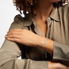 Thumbnail Image 3 of Lab-Created Emerald Bolo Bracelet Sterling Silver