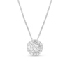 Thumbnail Image 1 of Lab-Created White Sapphire Necklace Sterling Silver