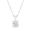 Thumbnail Image 2 of Boxed Set Lab-Created Sapphires 10K White Gold