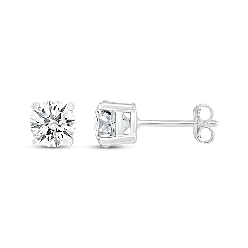 Main Image 3 of Boxed Set Lab-Created Sapphires 10K White Gold