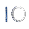 Thumbnail Image 0 of Le Vian Blueberry Sapphire Hoop Earrings 14K Vanilla Gold