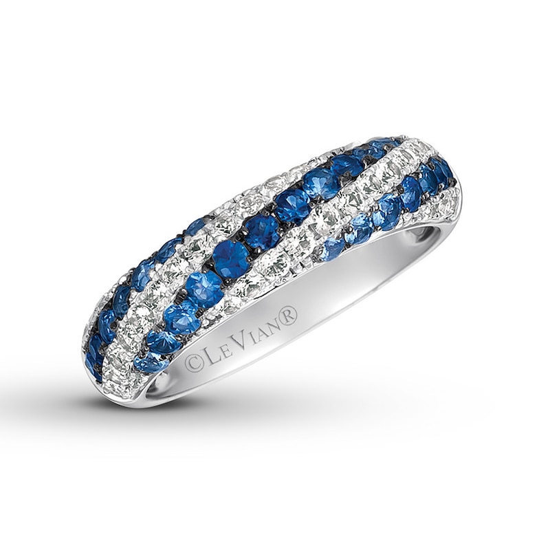 Le Vian Blueberry & Vanilla Sapphire Ring 14K Vanilla Gold