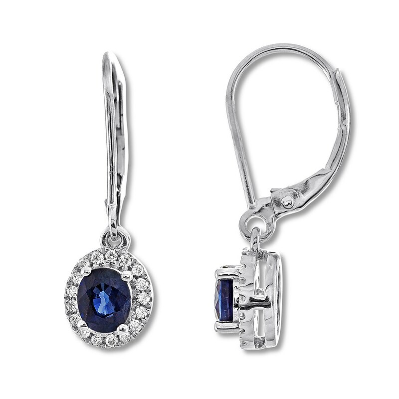 Natural Shire Earrings 1 8 Ct Tw Diamonds 10k White Gold Kay Natural Shire Earrings 1 8 Ct Tw Diamonds 10k White Gold Kay