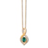 Thumbnail Image 1 of Le Vian Natural Emerald Necklace 1/5 ct tw Diamonds 14K Honey Gold