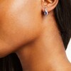 Thumbnail Image 2 of Lab-Created Sapphire Earrings Sterling Silver