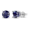 Thumbnail Image 0 of Lab-Created Blue Sapphire Stud Earrings Sterling Silver