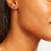 Thumbnail Image 2 of Lab-Created Blue Sapphire Stud Earrings Sterling Silver