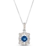 Le Vian Sapphire Necklace 1/4 ct tw 14K Vanilla Gold 18"