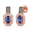 Thumbnail Image 0 of Le Vian Sapphire Earrings 1/2 ct tw Diamonds 14K Strawberry Gold