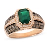 Thumbnail Image 0 of Le Vian Emerald Ring 7/8 ct tw Diamonds 14K Strawberry Gold