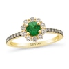 Thumbnail Image 1 of Le Vian Emerald Ring 1/2 ct tw Diamonds 14K Honey Gold