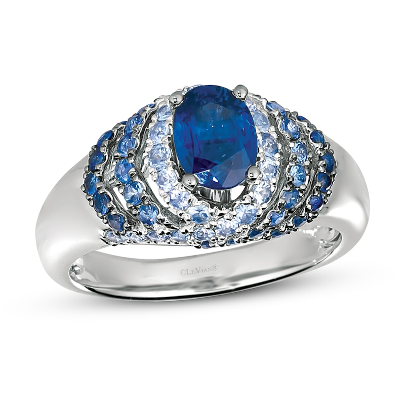 Main Image 1 of Le Vian Sapphire Ring 14K Vanilla Gold