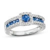 Thumbnail Image 1 of Le Vian Sapphire Ring 3/8 ct tw Diamonds 14K Vanilla Gold