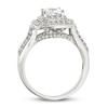 Thumbnail Image 2 of White Lab-Created Sapphire Ring Sterling Silver