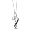 Thumbnail Image 0 of Le Vian Sapphire & Diamond Necklace 14K Vanilla Gold 18"