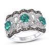 Thumbnail Image 1 of Le Vian Emerald Ring 1/2 ct tw Diamonds 14K Vanilla Gold