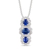 Thumbnail Image 1 of Le Vian Sapphire Necklace 1/5 ct tw Diamonds 14K Vanilla Gold 18&quot;