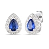 Thumbnail Image 1 of Le Vian Diamond & Ceylon Sapphire Earrings 1/4 ct tw 14K Vanilla Gold