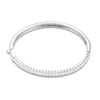 Thumbnail Image 3 of White Lab-Created Sapphire Reversible Bangle Sterling Silver