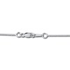 Thumbnail Image 4 of Blue Sapphire & Emerald Circle Necklace 1/6 ct tw Diamonds Round-Cut 10K White Gold 18&quot;