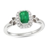 Thumbnail Image 1 of Le Vian Emerald Ring 1/6 ct tw Diamonds 14K Vanilla Gold