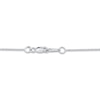 Thumbnail Image 4 of Blue/White Lab-Created Sapphire Necklace Sterling Silver 18&quot;