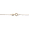 Thumbnail Image 4 of Blue/White Lab-Created Sapphire Hamsa Necklace 10K Yellow Gold 18&quot;